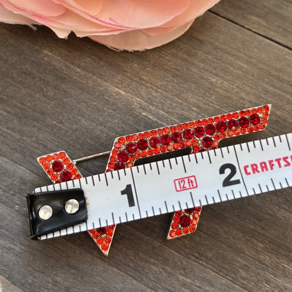 Virginia Tech Rhinestone Brooch - Picture 5 of 7